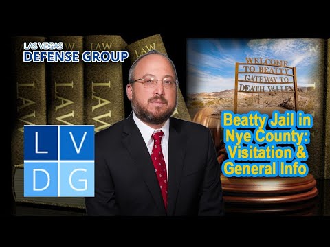 Beatty Jail in Nye County, Nevada: Visitation and General Info [UPDATES IN DESCRIPTION]