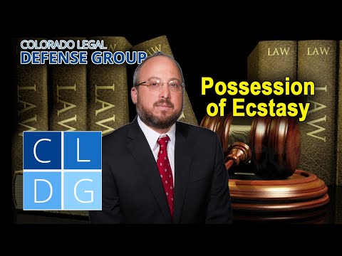 Ecstasy Possession in Colorado -- When is it a felony?