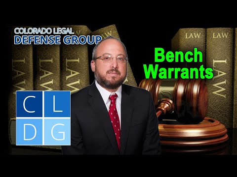 How to clear a bench warrant in Colorado