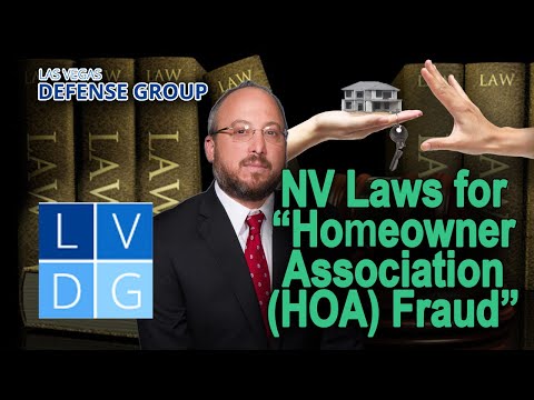 What if I&#039;m busted for &quot;homeowners association fraud&quot; in Nevada?