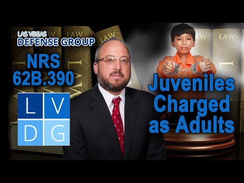 Can kids who are arrested for crimes in Nevada be tried as adults?