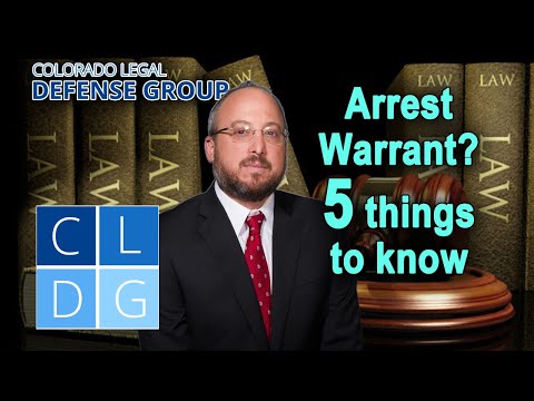 Arrest warrants in Colorado -- 5 things to know