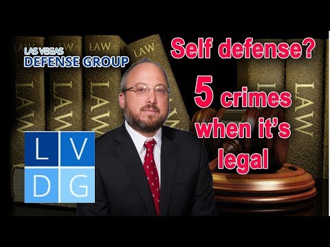 5 crimes where you can assert self-defense in Nevada