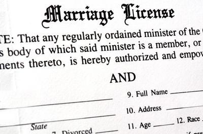 licencia de matrimonio