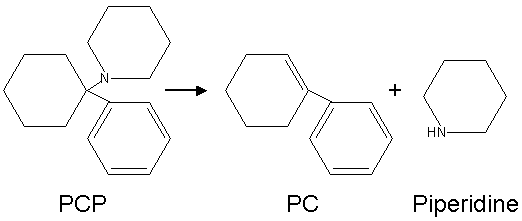 Estructura molecular de PCP