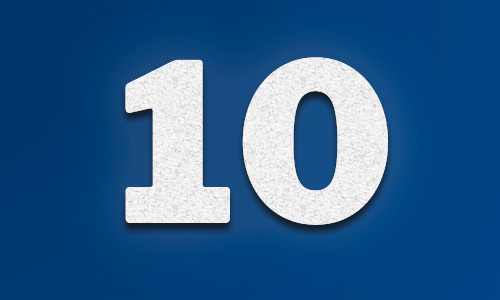 The number "10" - Motorists have 10 days to request a DMV hearing after a DUI arrest in California 