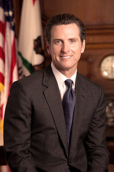 governor of California Gavin Newsom