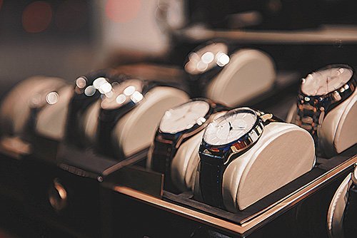 row of expensive watches that someone received in violation of PC 496