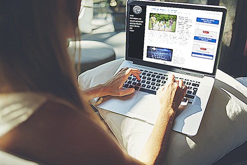 woman browsing Megan's law website - new developments in California law allow some convicted sex offenders to be removed from the sex offender registry