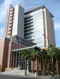 Exterior del Centro de Justicia Regional