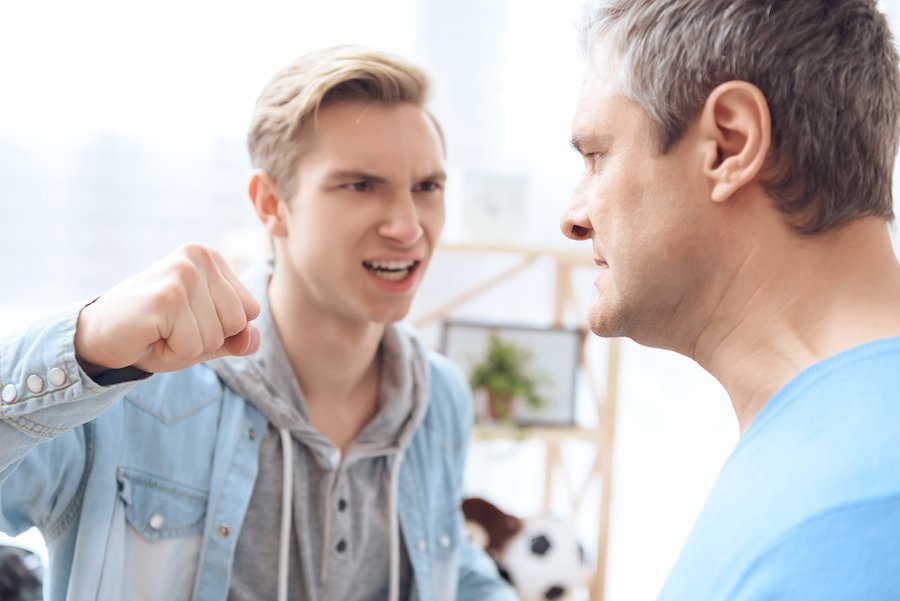 Son about to punch dad, who may punch back without violating NRS 200.508