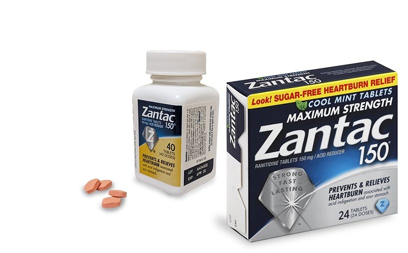 Bottle and carton of Zantac - the product is currently the subject of thousands of Zantac lawsuits.