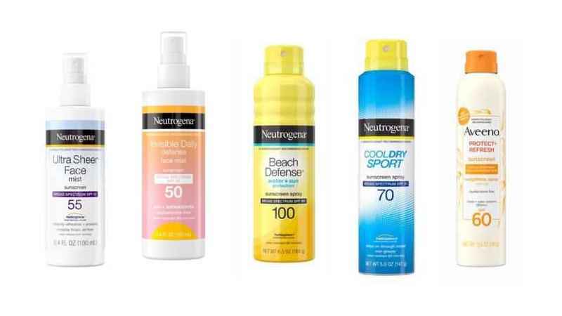 The five recalled sunblocks that J&J recalled