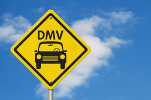 DMV sign