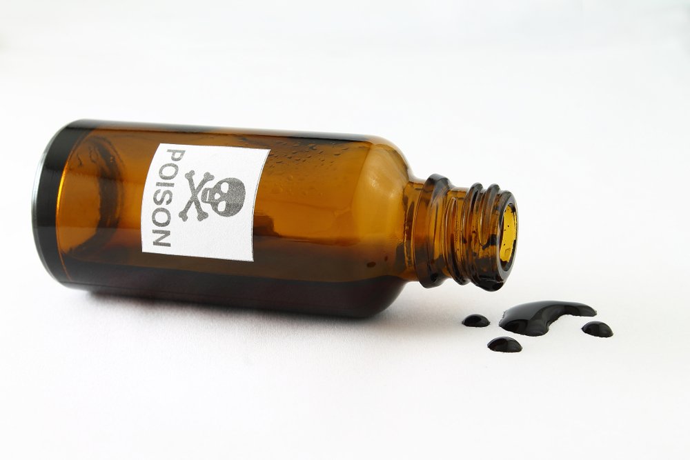 A vial of poison overturned.