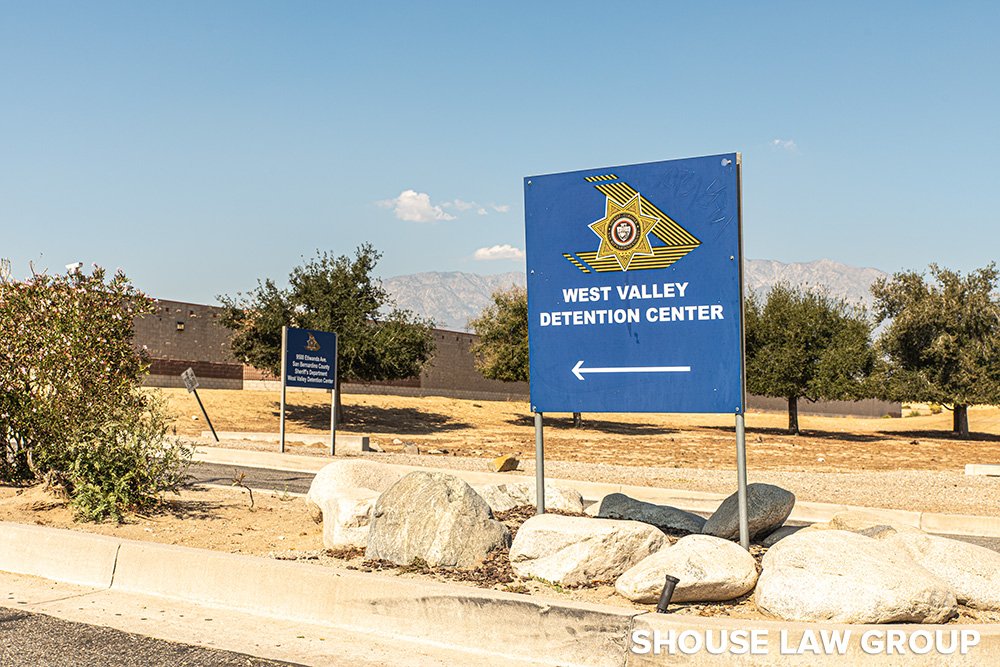 The entrance sign to the West Valley Detention Center.