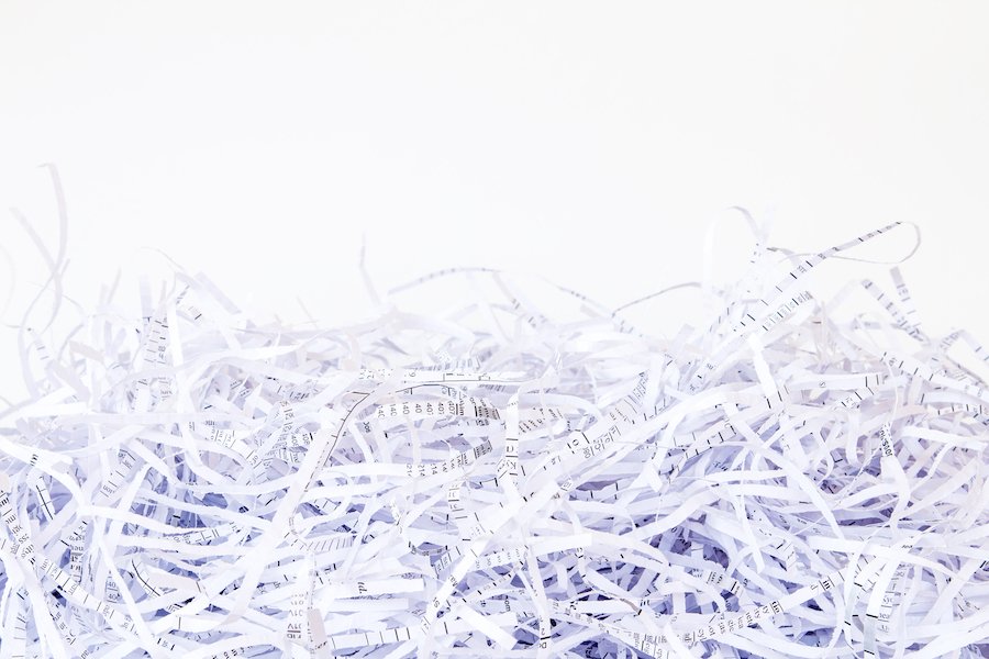 Shredded paper